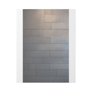 Modern Brick Aesthetics: Brown and Black Lined  Gallery Wrap