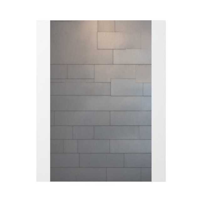 Modern Brick Aesthetics: Brown and Black Lined  Gallery Wrap (Front)