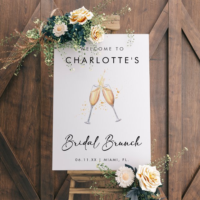 Modern Bridal Brunch Welcome Sign (Creator Uploaded)