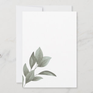 Modern Bridal Shower Botanical Eucalyptus Boho Invitation