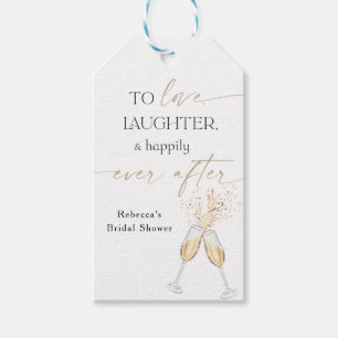 Modern Bridal Shower Gift Tag