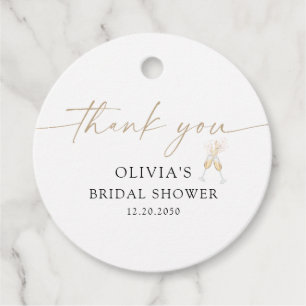 Modern Bridal Shower Gift Tag