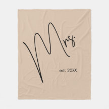 Modern Bride | Beige + Black Script