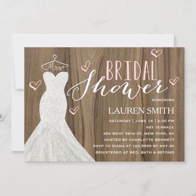 Modern Bride | Bridal Shower Invitation (Front)