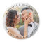Modern Bride Groom Simple Photo Wedding