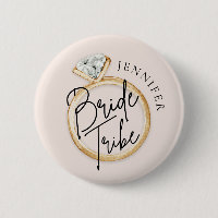 Modern Bride Tribe Custom Button