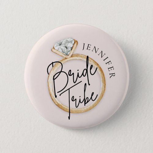 Modern Bride Tribe Custom Button