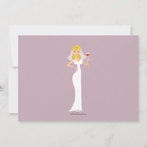 Modern Bride Wine Theme Bridal Shower Invitation Zazzle