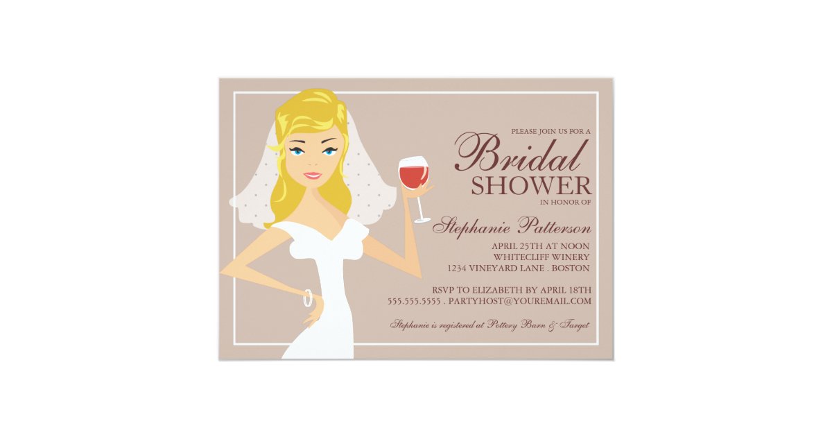Modern Bridal Shower Invitation Wording 9