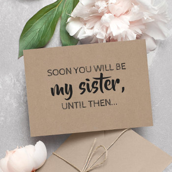 Modern Bridesmaid / Maid Of Honor Proposal Invitation by lovelywow at Zazzle