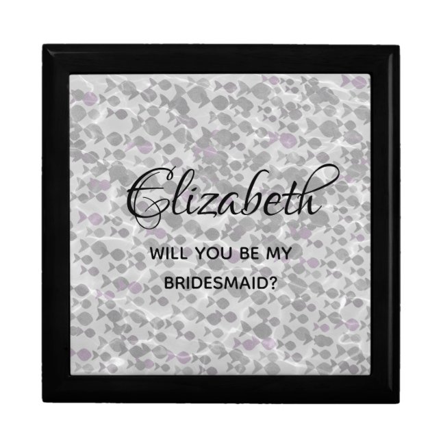 Modern Bridesmaid Proposal Box (Front)