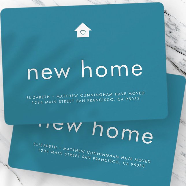 Modern Bright Color Minimalist New Home Announcement (Creator Uploaded)