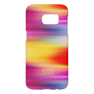 Modern Bright Colors Abstract Background Samsung Galaxy S7 Case