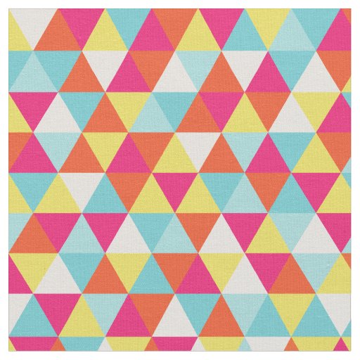 Modern Bright Colors Geometric | Fabric