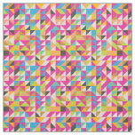 Modern  bright geometric  pattern fabric