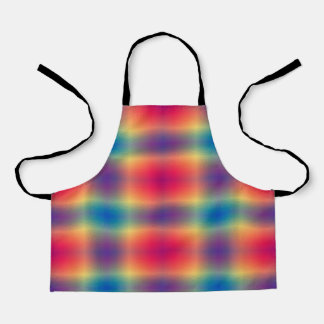Modern Bright Multi Colored Pattern Apron
