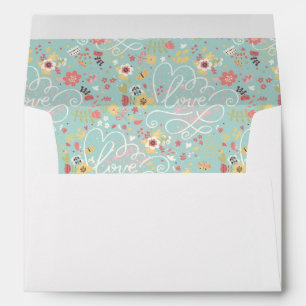 Modern Bright Romantic Pattern Envelope