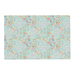 Modern Bright Romantic Pattern Placemat