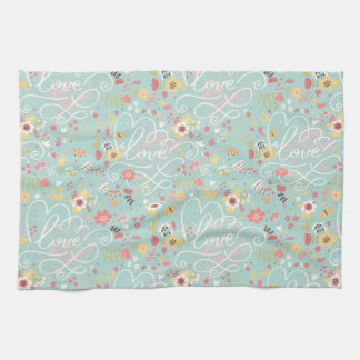 Modern Bright Romantic Pattern Towel