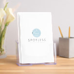 Modern Broom Logo White Cleaning Service Brochures<br><div class="desc">This simple and modern cleaning service brochure features a white background with a broom logo in light blue. Personalize it for your needs. Perfect for maids or home and office cleaning professionals. Change the color of the oval and personalize for your needs. You can find matching products at my store....</div>