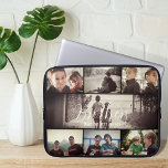 Modern Brother Best Friends Dark Photo Collage Laptop Sleeve<br><div class="desc">Brothers can often develop a special bond that goes beyond just being siblings, they can become best friends. Growing up together and sharing similar experiences can create a unique connection. Brothers can confide in each other, have each other's back, and share common interests. They can provide emotional support and encouragement...</div>