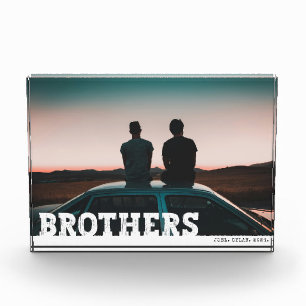 Modern Brothers Overlay Photo Block