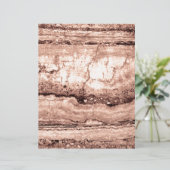 Modern brown beige sepia burnt orange granite  (Standing Front)