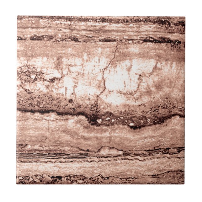 Modern brown beige sepia burnt orange granite  ceramic tile (Front)