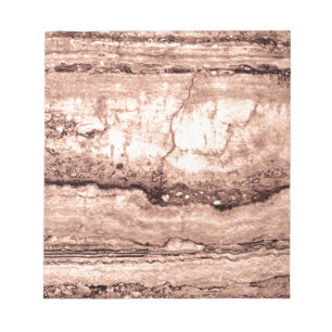 Modern brown beige sepia burnt orange granite notepad
