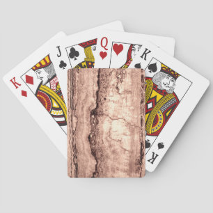 Modern brown beige sepia burnt orange granite  poker cards
