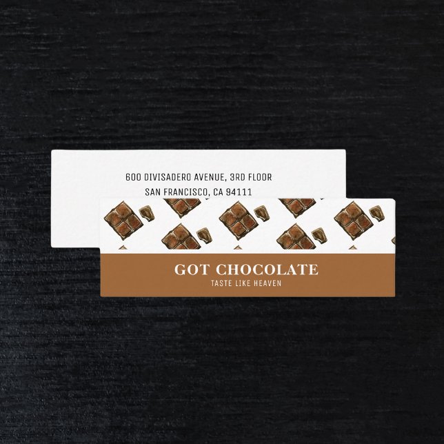Modern Brown Chocolate Professional Card (Creator Uploaded)