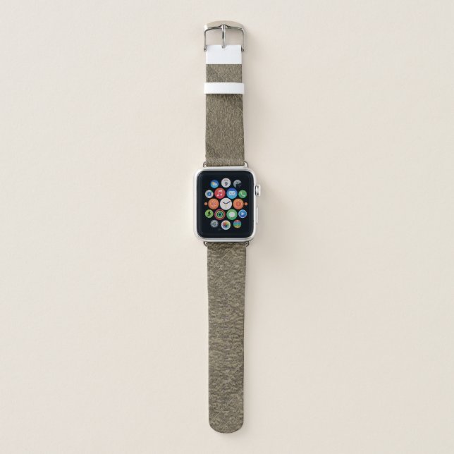 MODERN BROWN CUTE  APPLE WATCH BAND (Front)