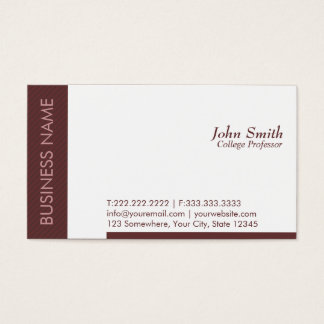 College Professor Business Cards & Templates | Zazzle