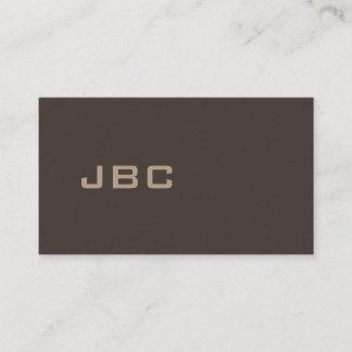 Modern Brown/Tan 30o2 Business Card