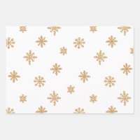 White Polka Dots On Faux Rustic Brown Kraft Wrapping Paper Sheets