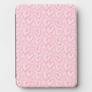 Modern Brush Heart Pastel Pink Pattern Kindle Cover