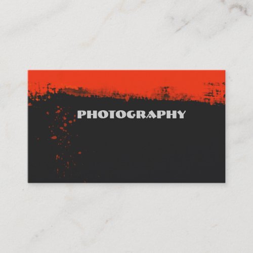 Abstract Paint Splatters Business Cards