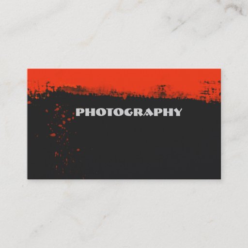 Customizable Abstract Paint Splatters Business Cards