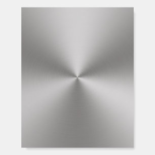 Modern Brushed Metal Look Foam Board