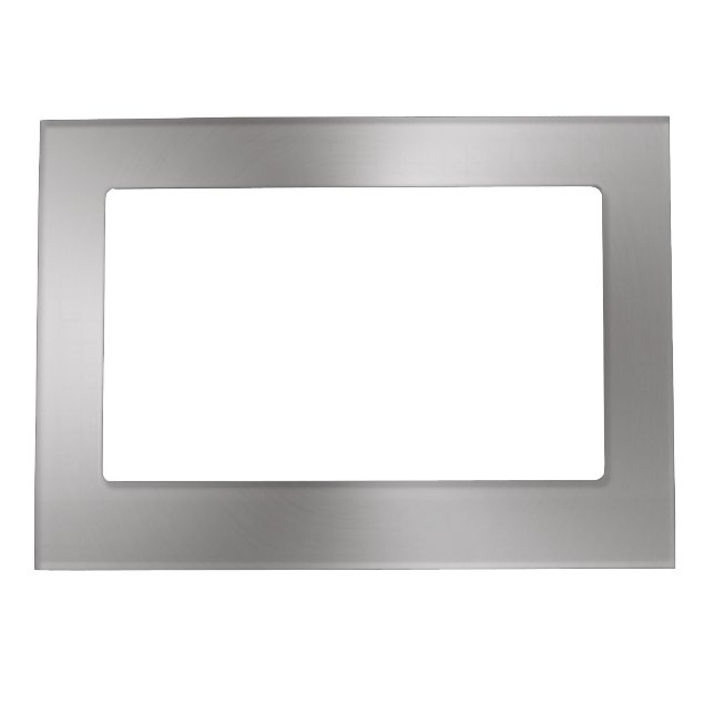 Modern Brushed Metal Look Magnetic Frame (Front)