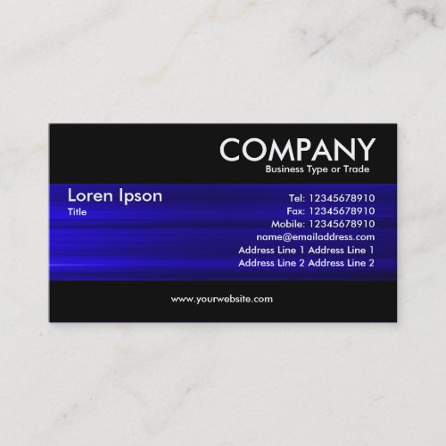 Modern - Brushed Metal Texture Business Card Template