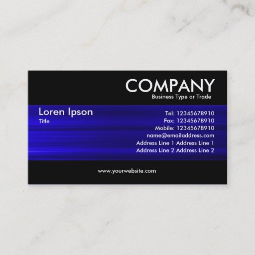 Customizable Modern - Brushed Metal Texture Business Card Template