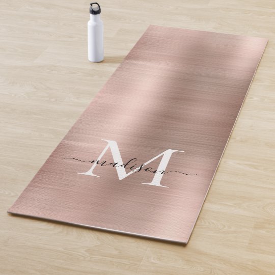 rose gold yoga mat