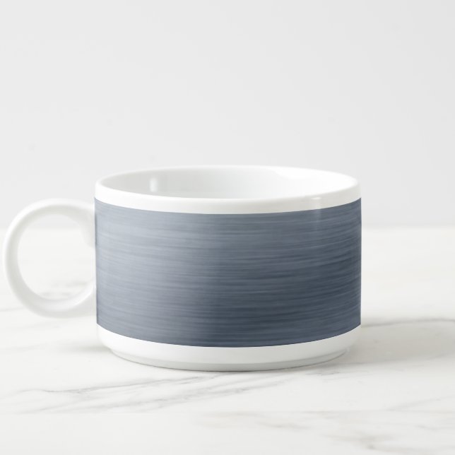 Modern Brushed Steel Look Chili Bowl (Right)