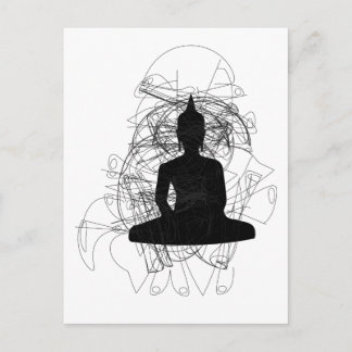 Modern Buddha Designs Energies Postcard