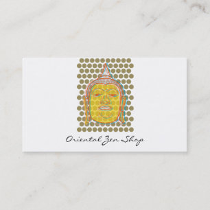 Modern Buddha Dots Holistic Health & Wellness Spa Business Card