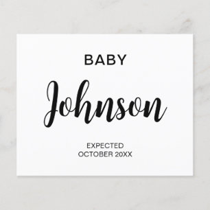 Modern Budget Pregnancy Announcement