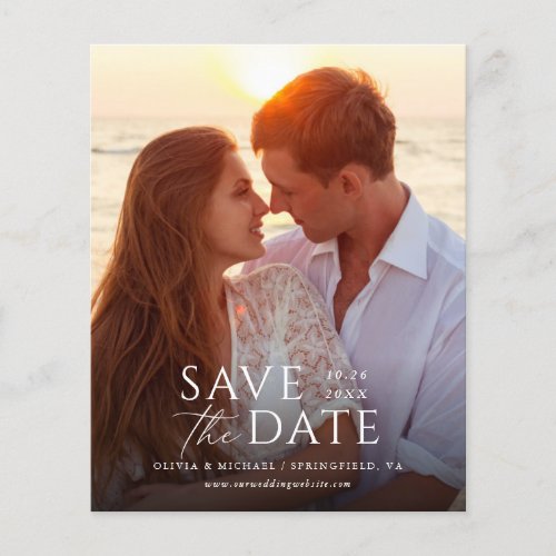 Modern Budget Simple Save the Date
