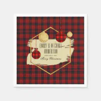 Events and Crafts  Buffalo Plaid Napkins