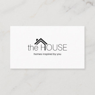 Modern Builder Architect Interior Designer Business Card